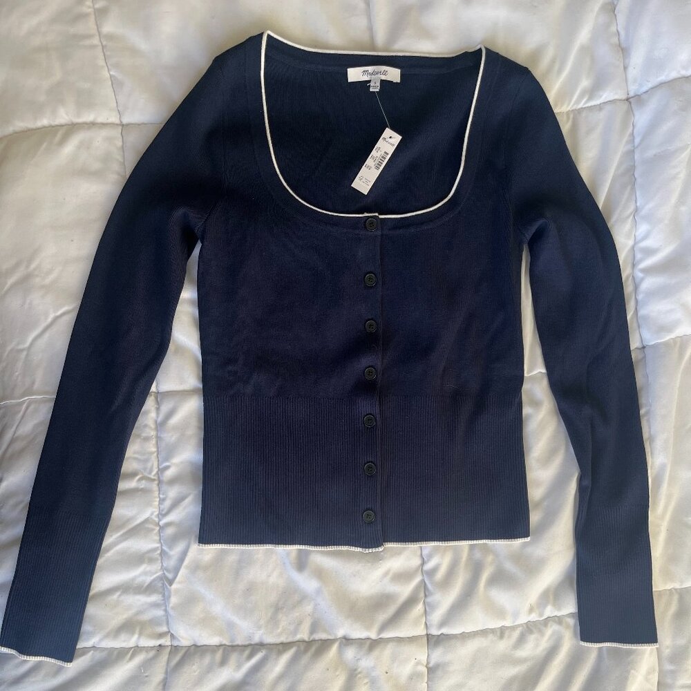 Madewell The Signature Knit Scoopneck Cardigan